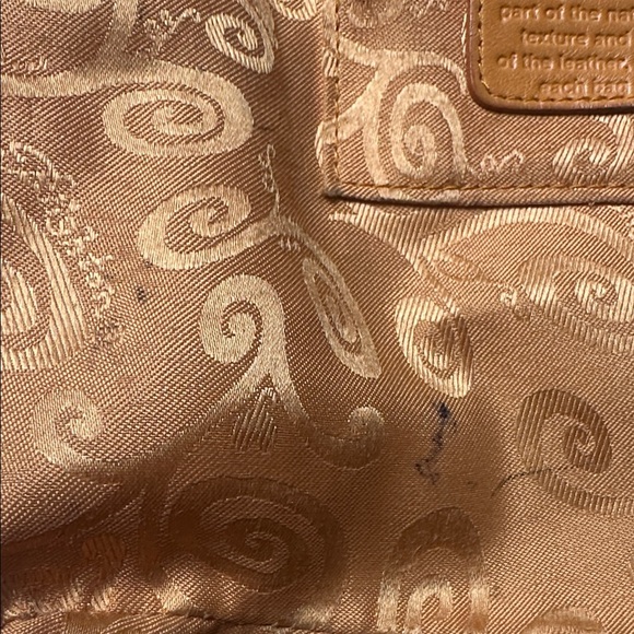 Cher Brown Patent Leather Shoulder Bag Brighton - Picture 8 of 10